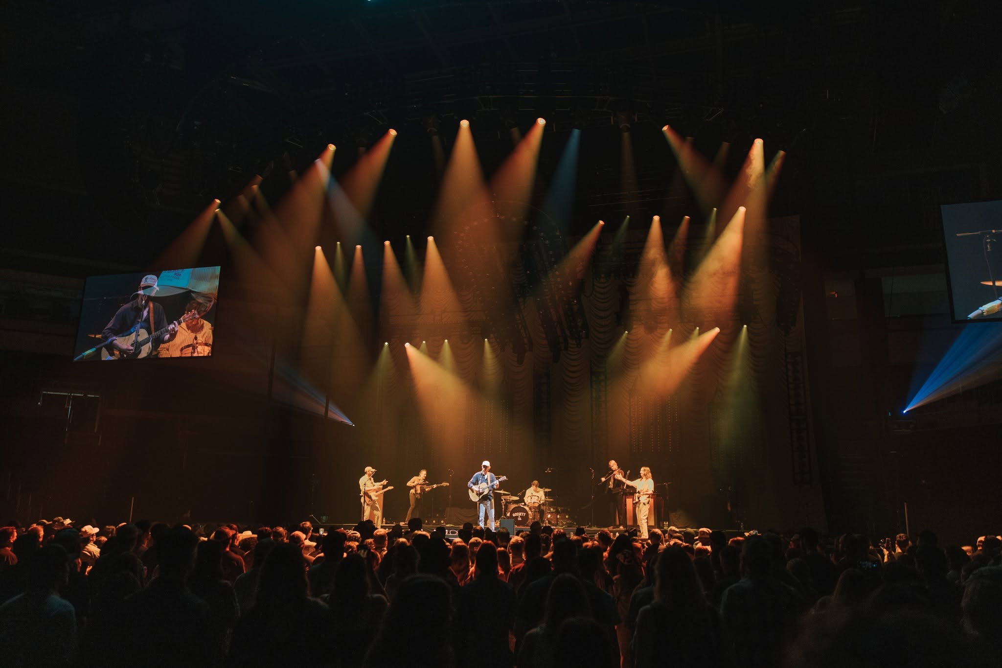 Frame from the SWEET TALK, Dylan Gossett and The Red Clay Strays show at the Denny Sanford PREMIER Center in Sioux Falls