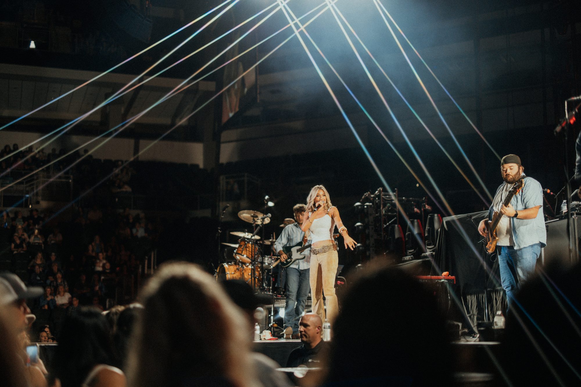 Frame from the Riley Green Cowboy As It Gets Tour stop at the Denny Sanford PREMIER Center in Sioux Falls