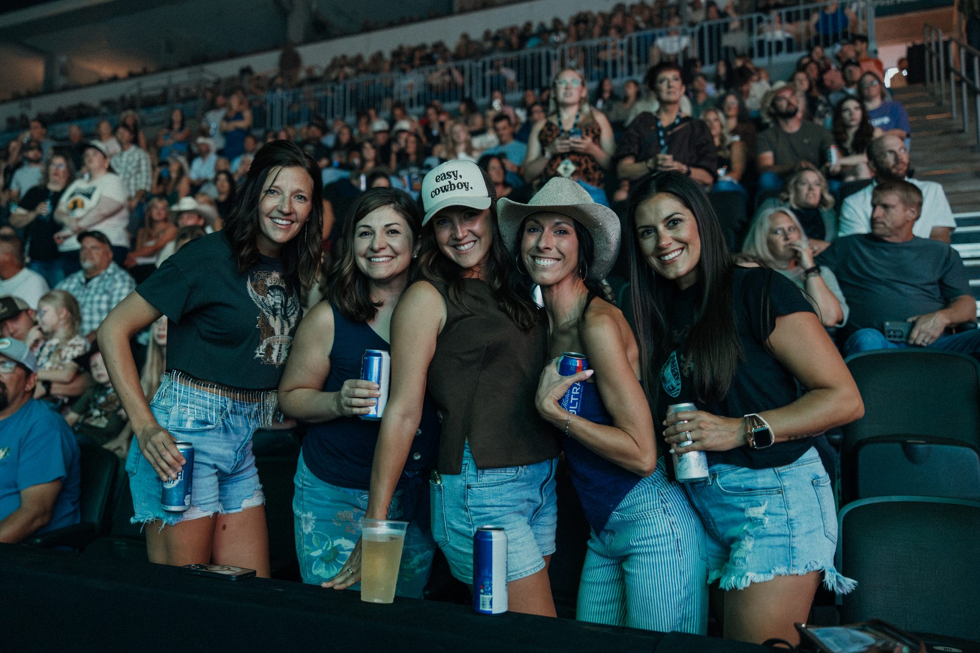 Frame from the Riley Green Cowboy As It Gets Tour stop at the Denny Sanford PREMIER Center in Sioux Falls