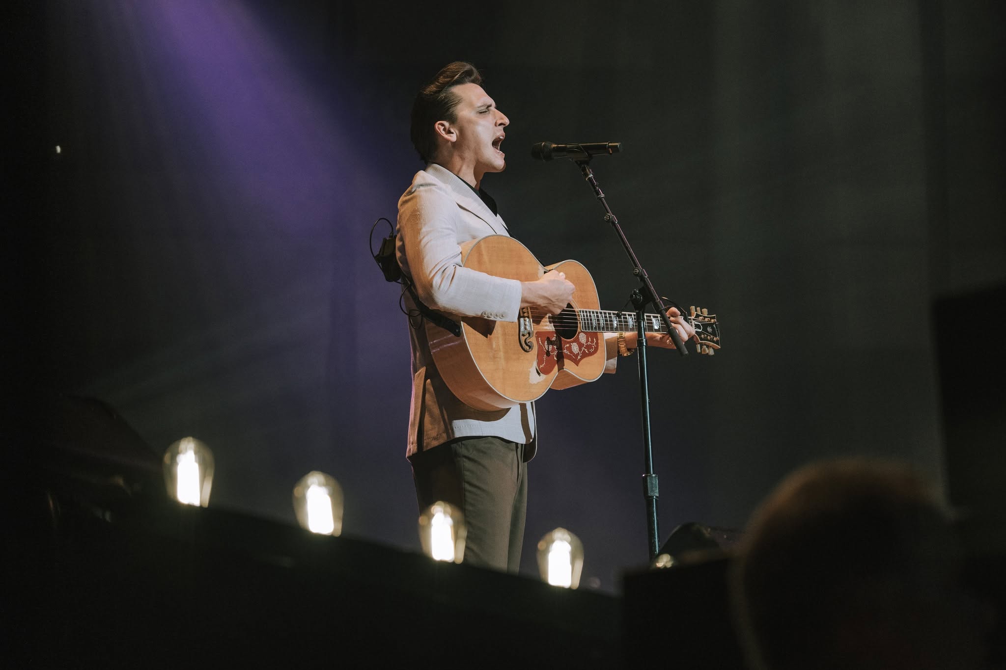 Frame from the SWEET TALK, Dylan Gossett and The Red Clay Strays show at the Denny Sanford PREMIER Center in Sioux Falls