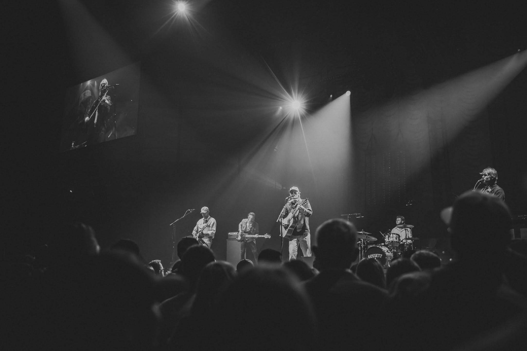 Frame from the SWEET TALK, Dylan Gossett and The Red Clay Strays show at the Denny Sanford PREMIER Center in Sioux Falls
