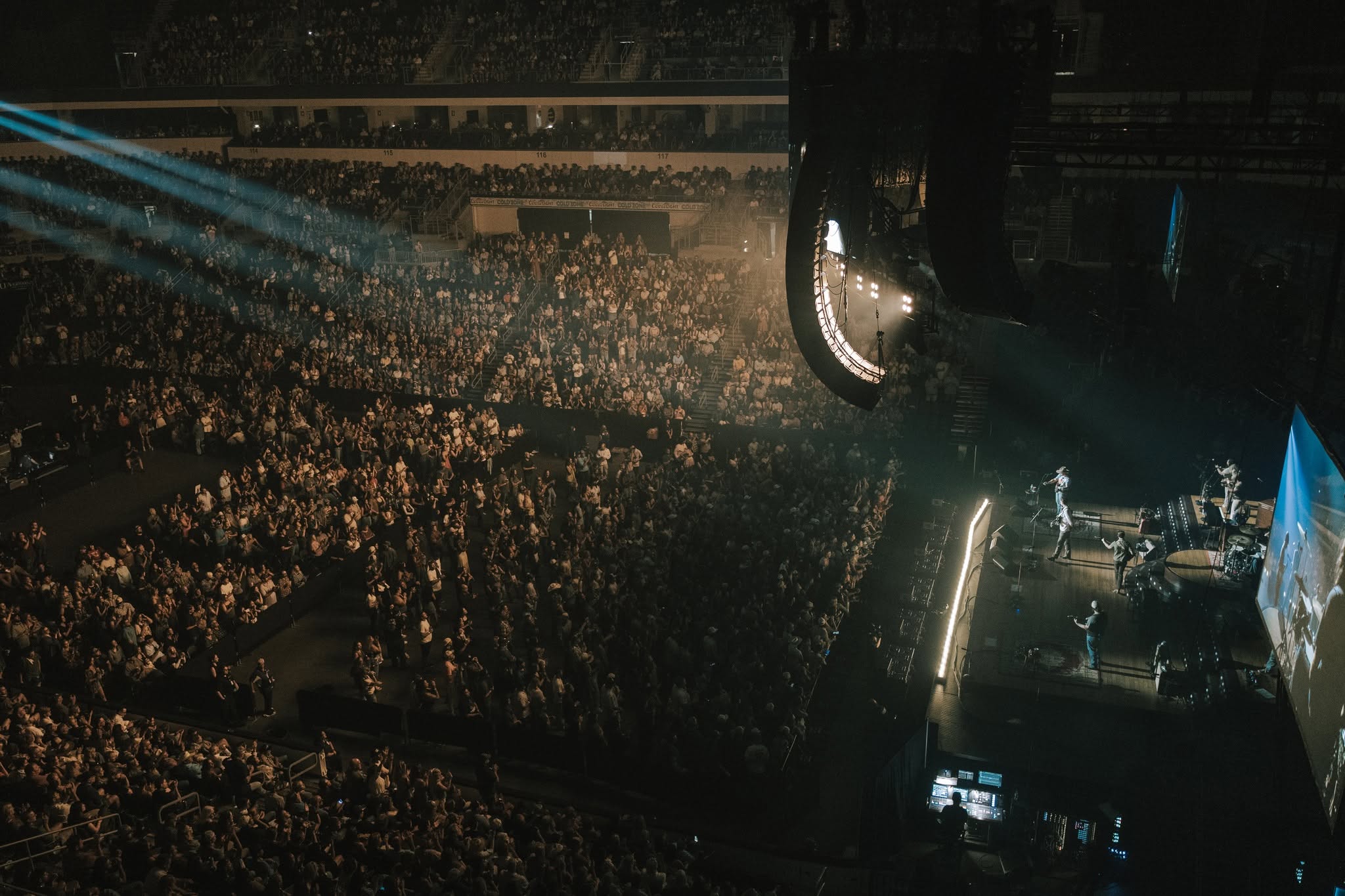 Frame from the SWEET TALK, Dylan Gossett and The Red Clay Strays show at the Denny Sanford PREMIER Center in Sioux Falls