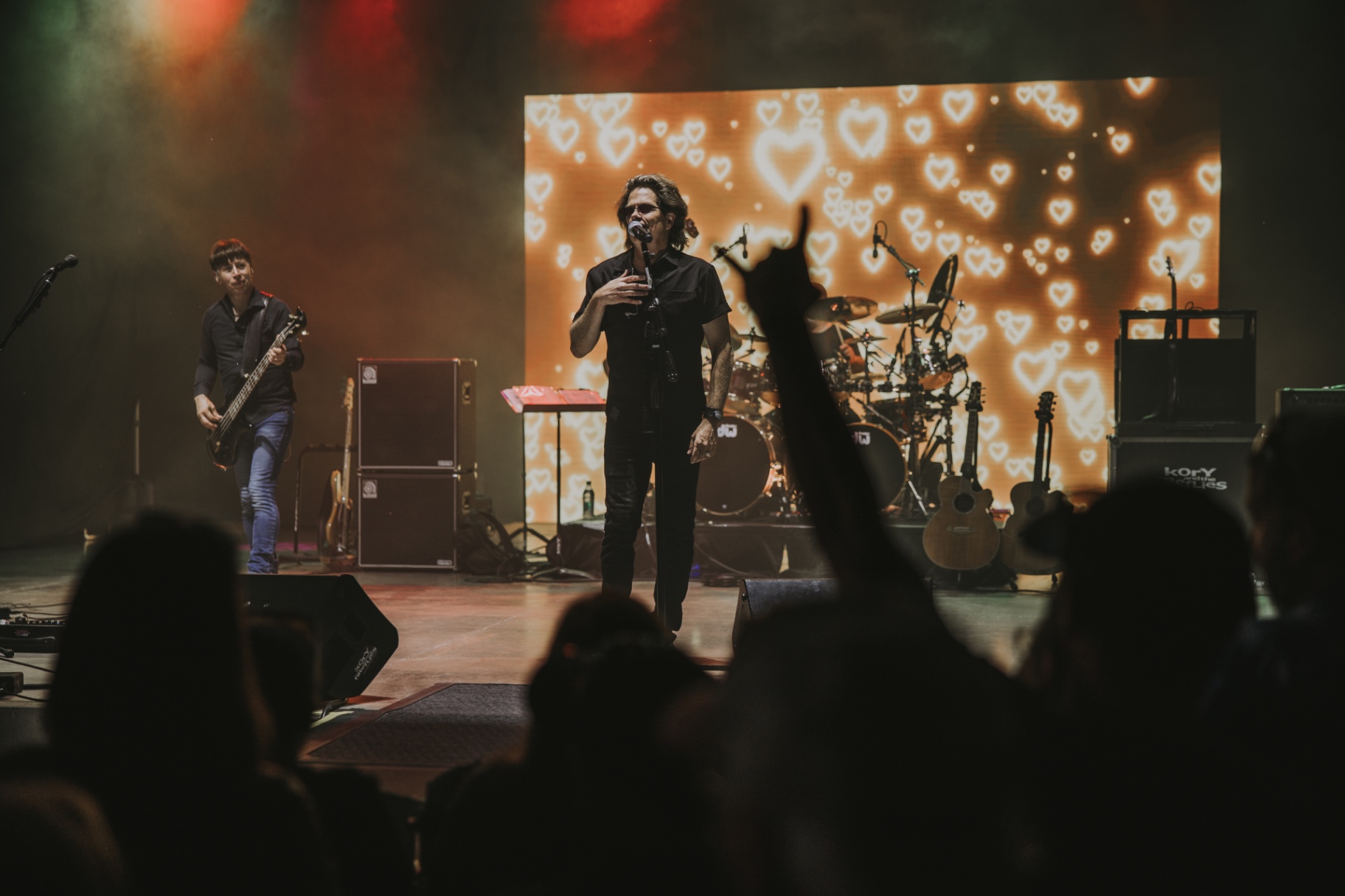 Frame from the KORY and the FIREFLIES concert at Levitt at the Falls in Sioux Falls
