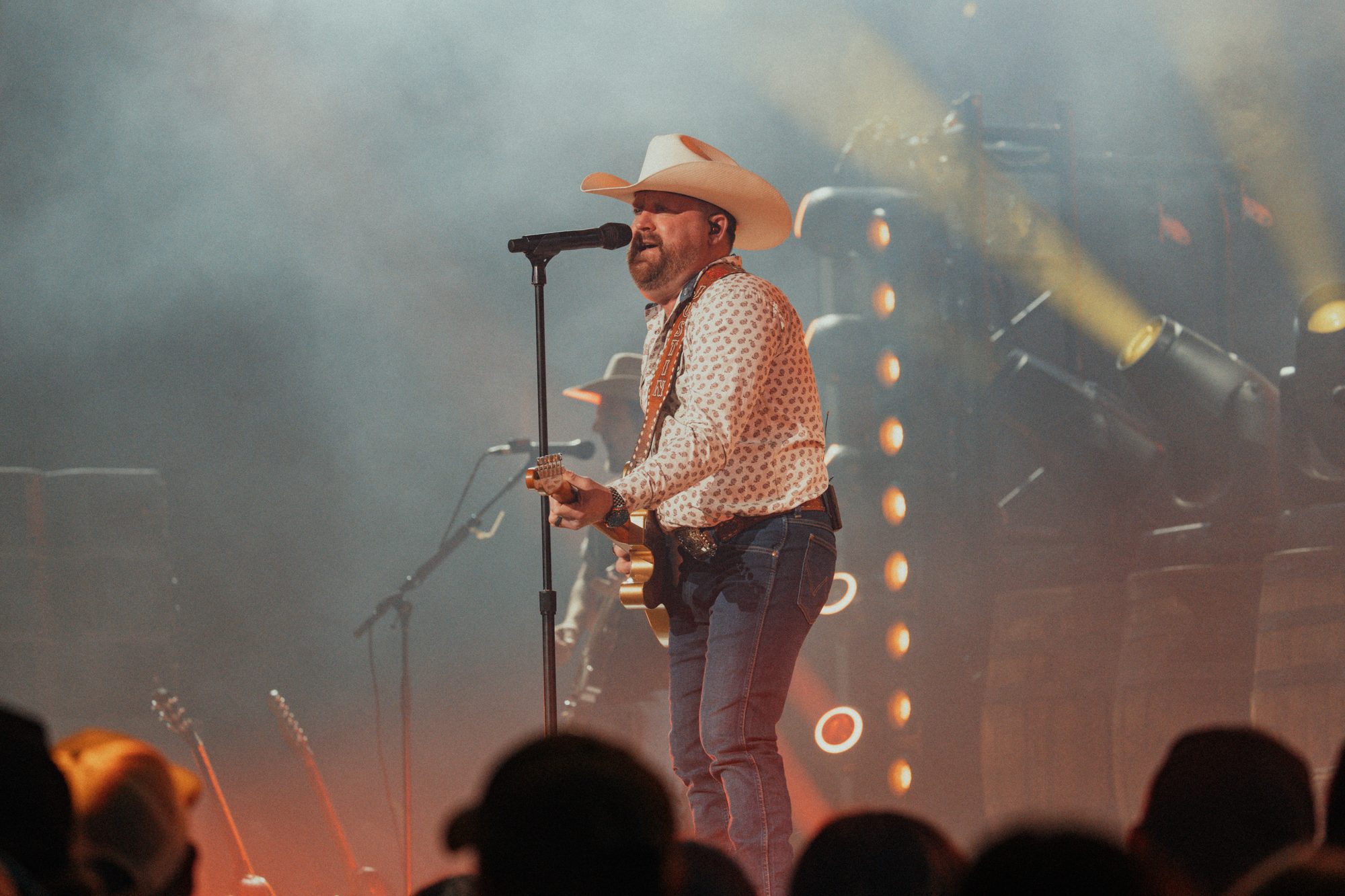 Frame from the Riley Green Cowboy As It Gets Tour stop at the Denny Sanford PREMIER Center in Sioux Falls