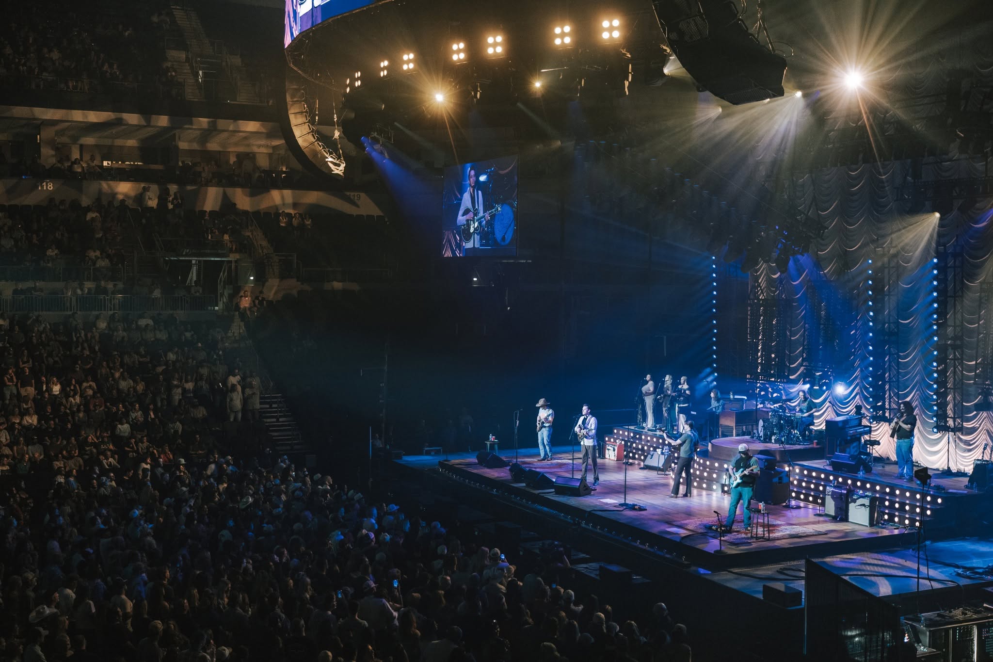 Frame from the SWEET TALK, Dylan Gossett and The Red Clay Strays show at the Denny Sanford PREMIER Center in Sioux Falls