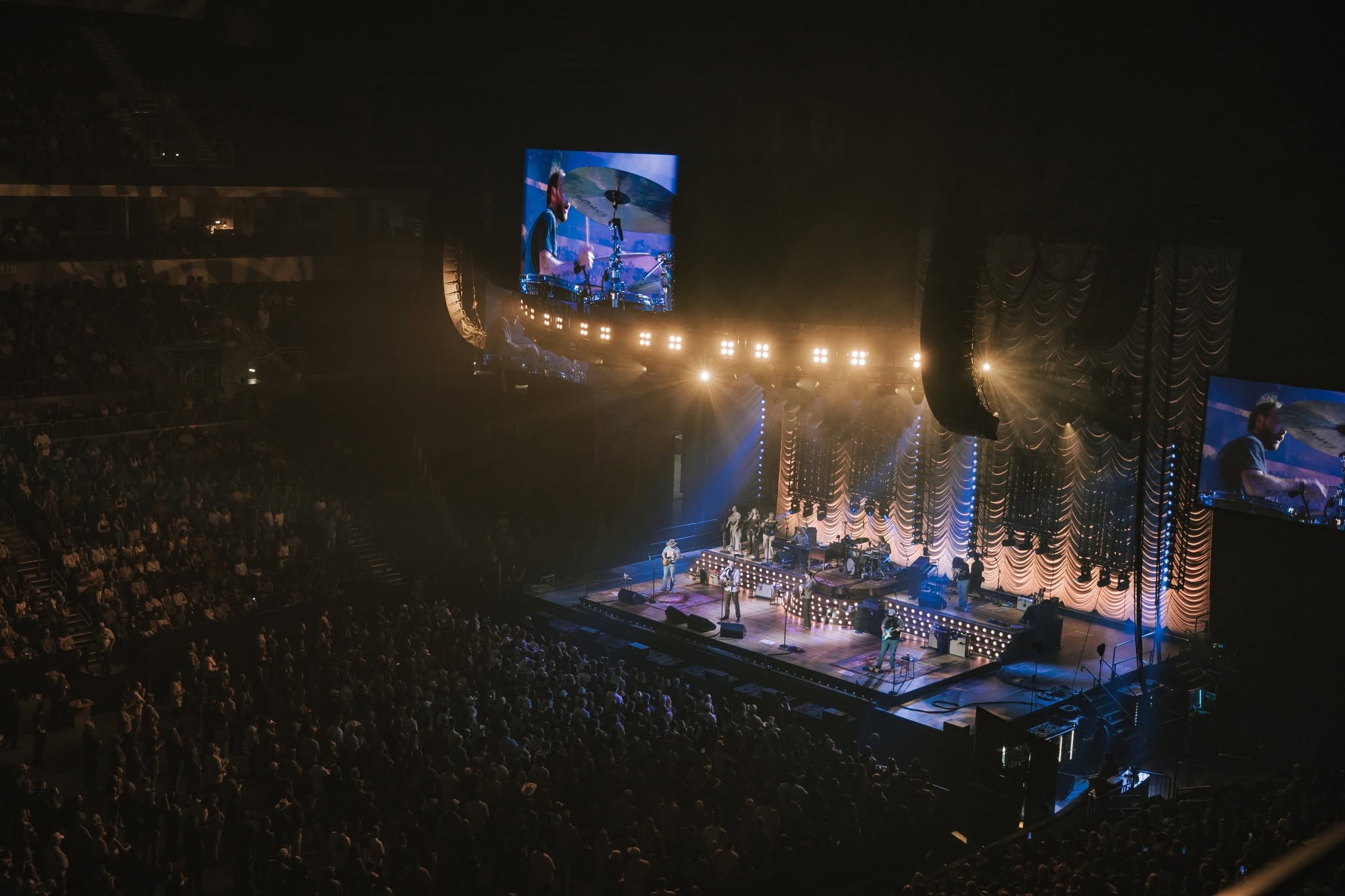 Frame from the SWEET TALK, Dylan Gossett and The Red Clay Strays show at the Denny Sanford PREMIER Center in Sioux Falls