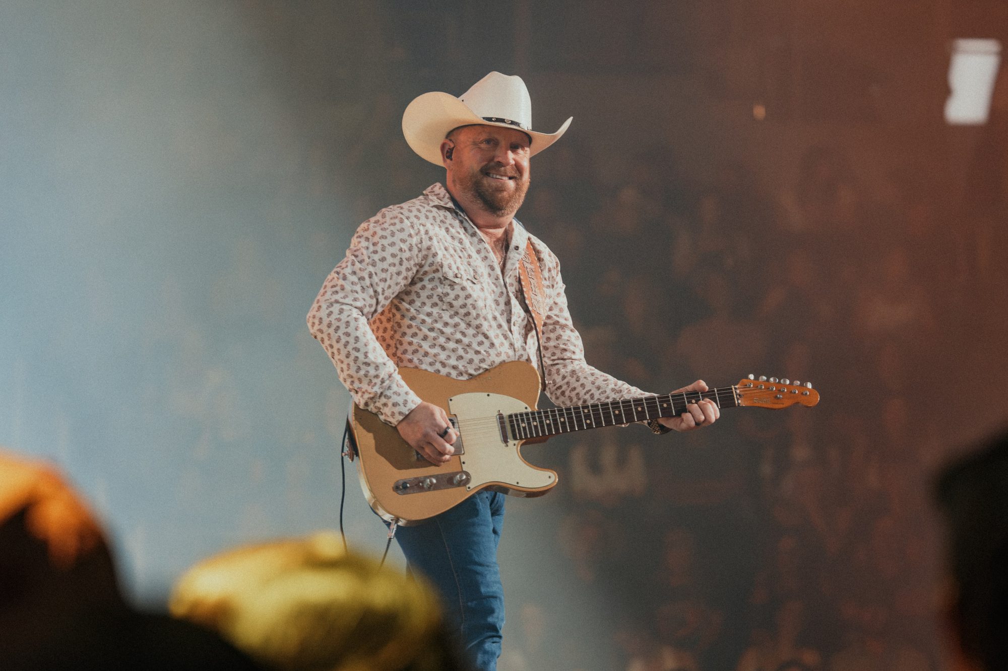 Frame from the Riley Green Cowboy As It Gets Tour stop at the Denny Sanford PREMIER Center in Sioux Falls