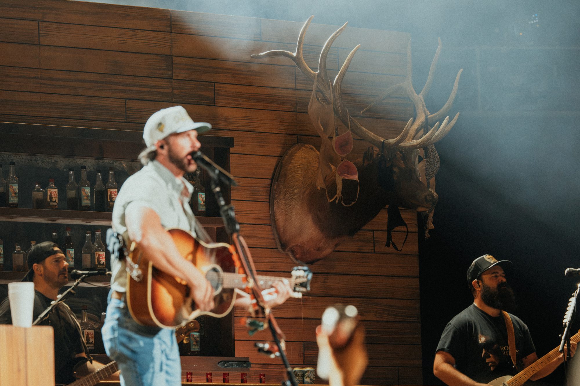Frame from the Riley Green Cowboy As It Gets Tour stop at the Denny Sanford PREMIER Center in Sioux Falls