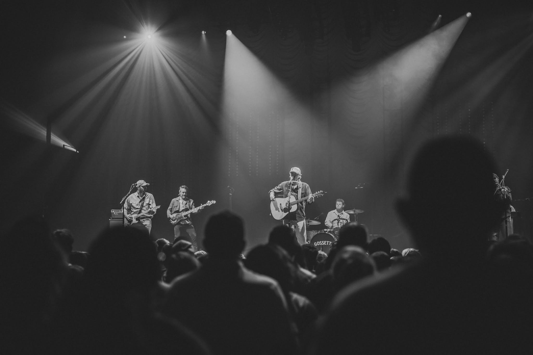 Frame from the SWEET TALK, Dylan Gossett and The Red Clay Strays show at the Denny Sanford PREMIER Center in Sioux Falls