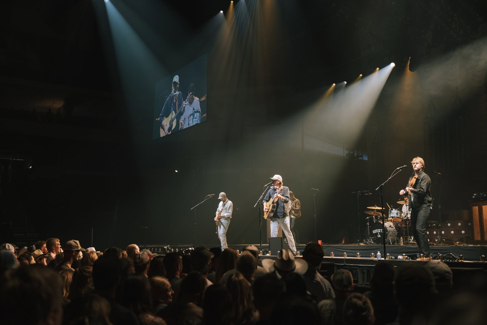 Frame from the SWEET TALK, Dylan Gossett and The Red Clay Strays show at the Denny Sanford PREMIER Center in Sioux Falls