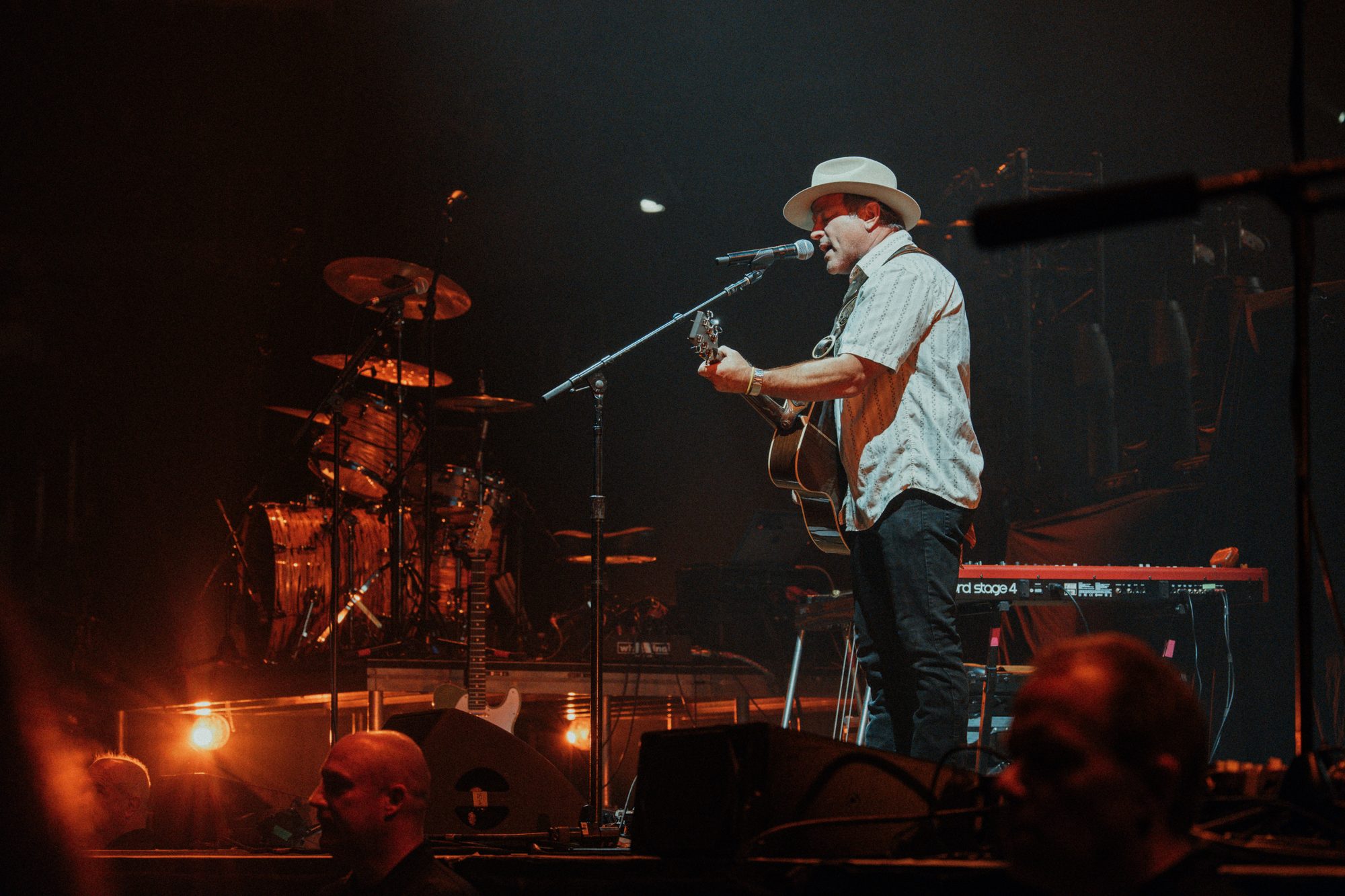 Frame from the Riley Green Cowboy As It Gets Tour stop at the Denny Sanford PREMIER Center in Sioux Falls