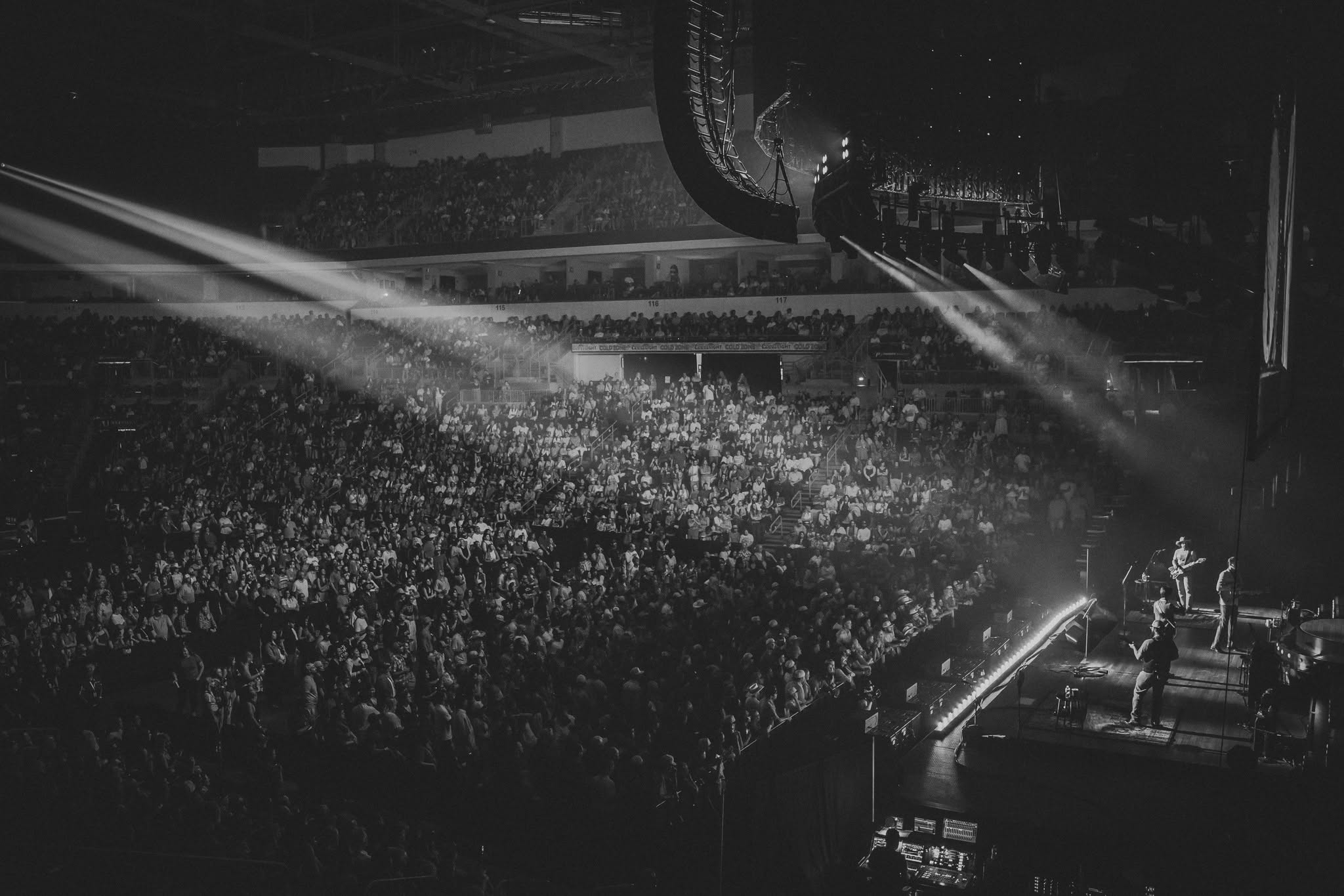 Frame from the SWEET TALK, Dylan Gossett and The Red Clay Strays show at the Denny Sanford PREMIER Center in Sioux Falls