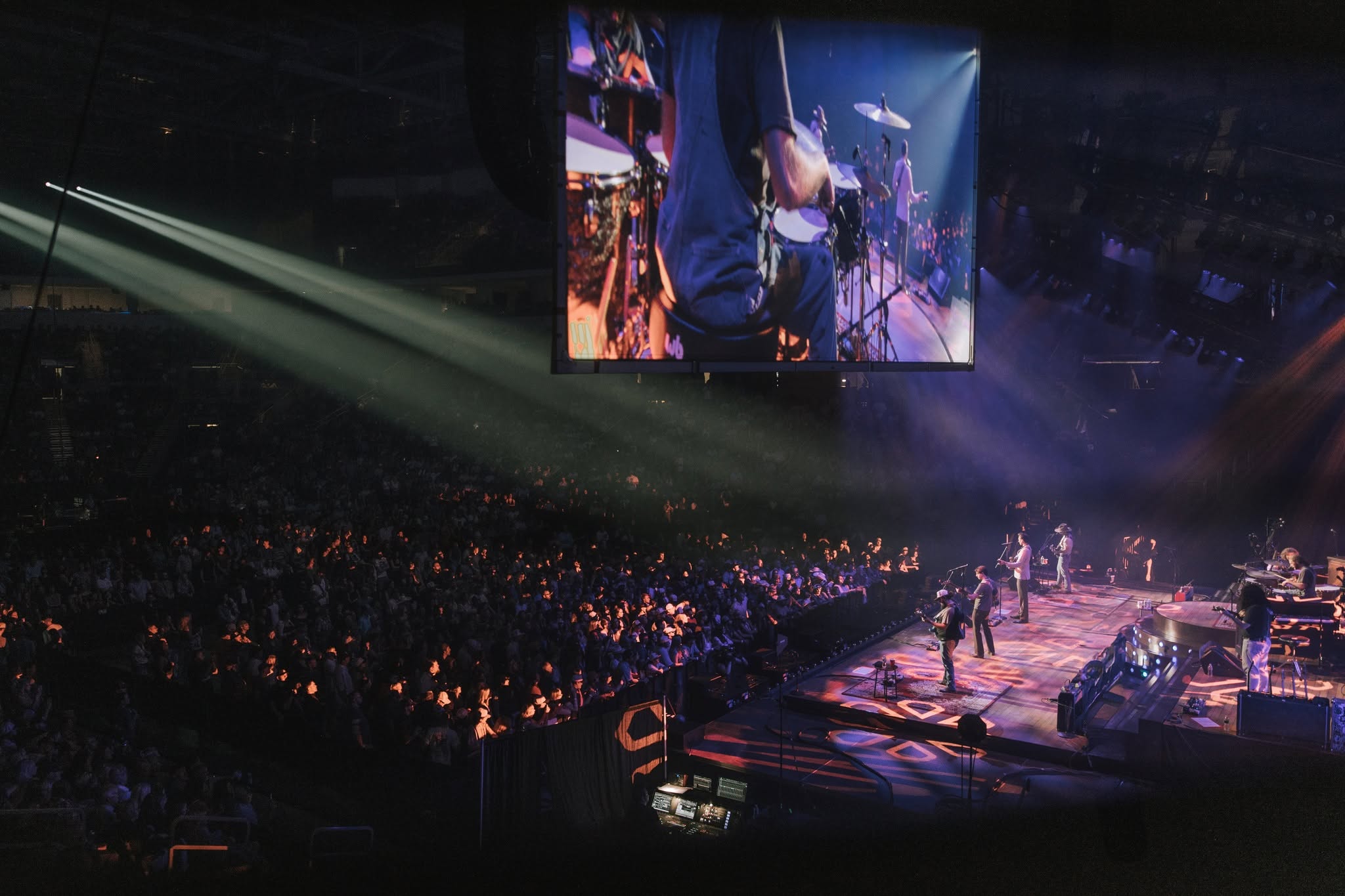 Frame from the SWEET TALK, Dylan Gossett and The Red Clay Strays show at the Denny Sanford PREMIER Center in Sioux Falls