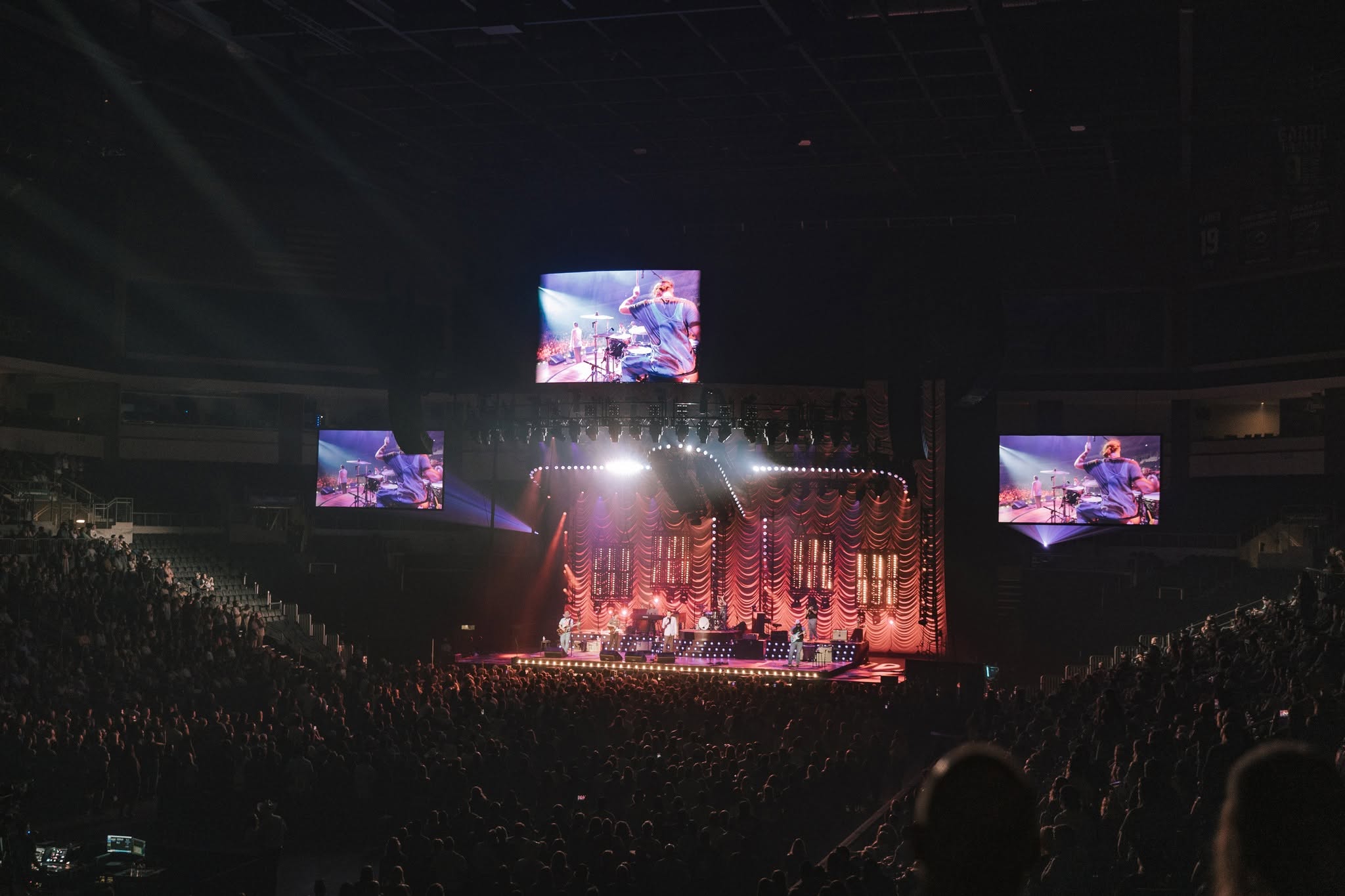 Frame from the SWEET TALK, Dylan Gossett and The Red Clay Strays show at the Denny Sanford PREMIER Center in Sioux Falls
