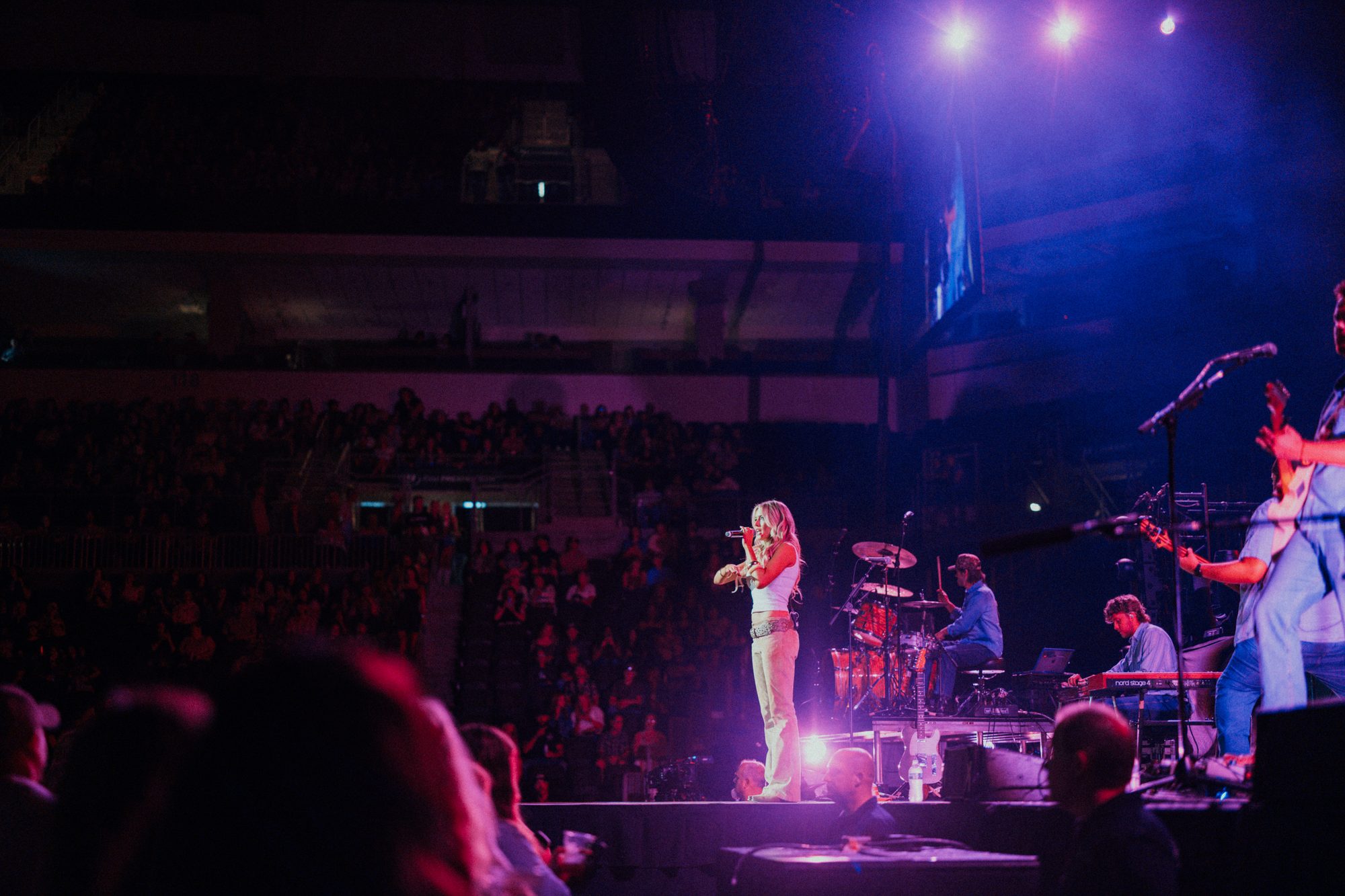 Frame from the Riley Green Cowboy As It Gets Tour stop at the Denny Sanford PREMIER Center in Sioux Falls