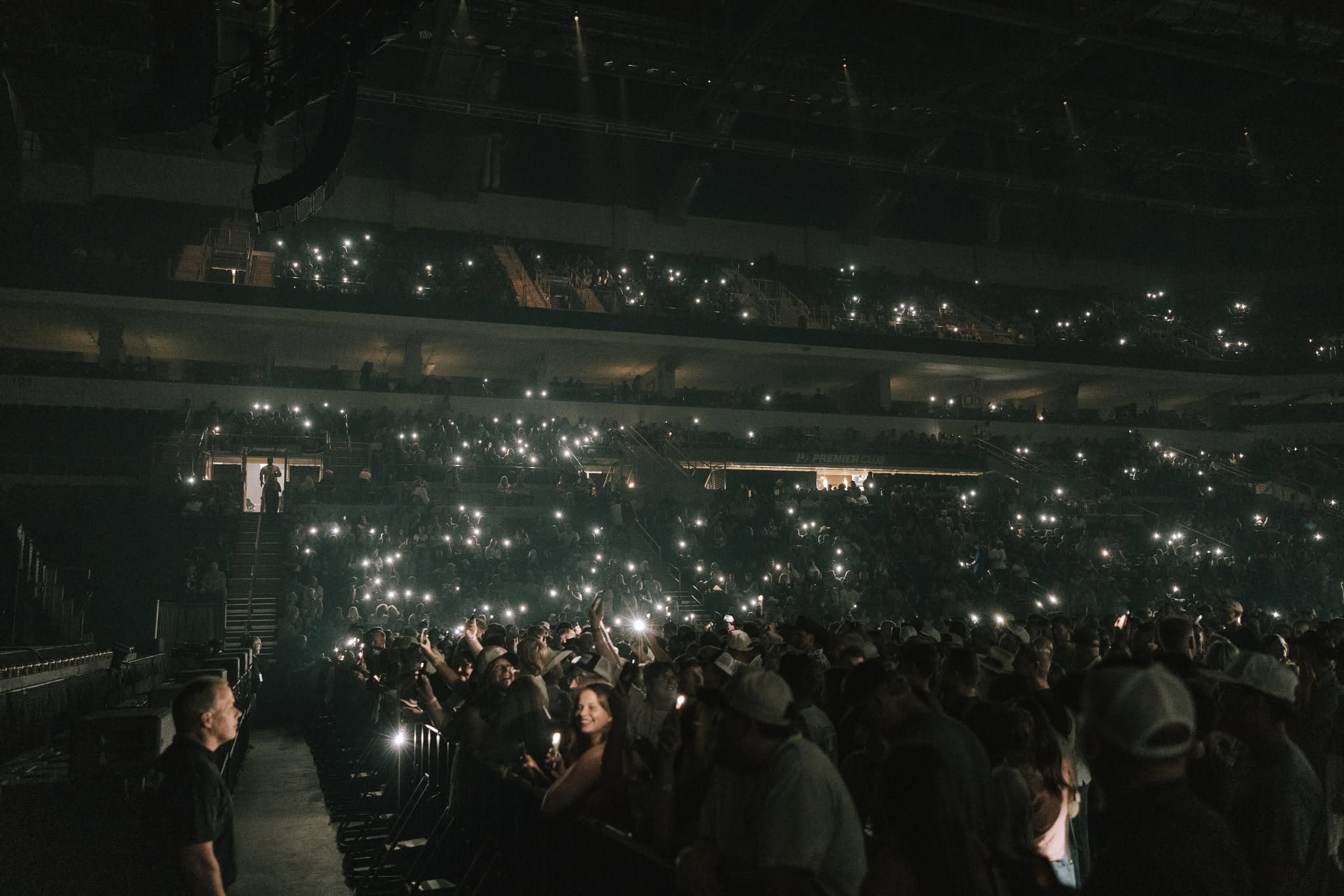 Frame from the SWEET TALK, Dylan Gossett and The Red Clay Strays show at the Denny Sanford PREMIER Center in Sioux Falls