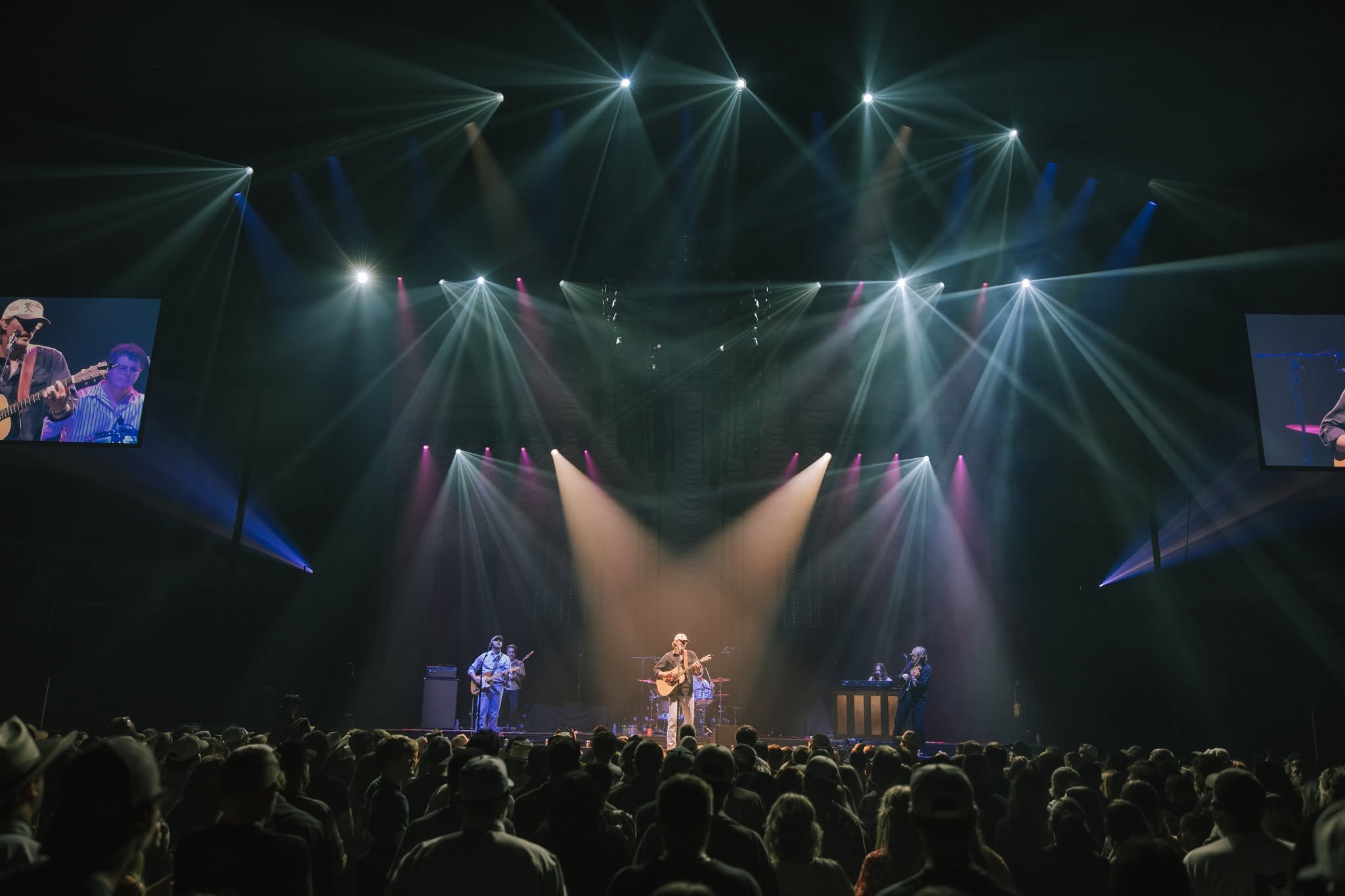 Frame from the SWEET TALK, Dylan Gossett and The Red Clay Strays show at the Denny Sanford PREMIER Center in Sioux Falls